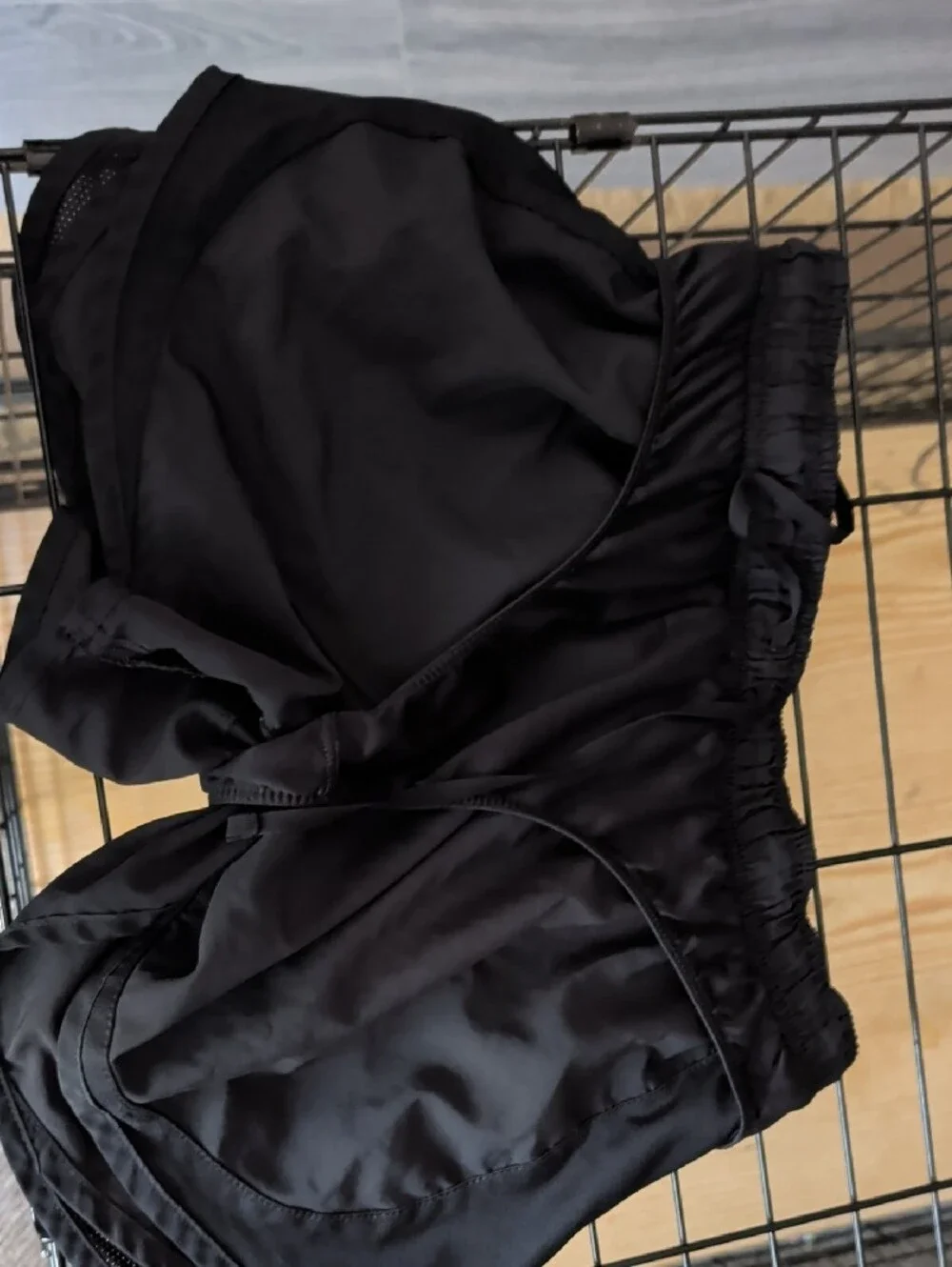Nike Black Shorts with White Swoosh